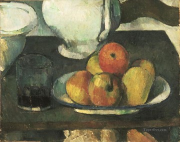 ポール・セザンヌ Painting - リンゴのある静物画 1879 ポール・セザンヌ